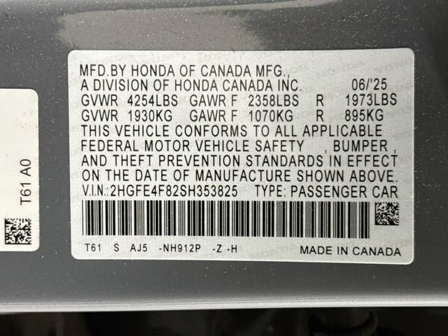 Used 2025 Honda Civic Sport image 31