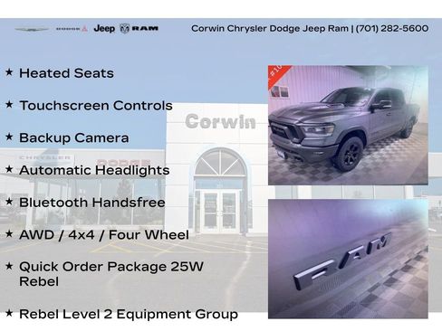 Used 2022 RAM 1500 Rebel w/ Rebel Level 2 Equipment Group image 8