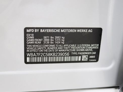 Used 2019 BMW 750i xDrive w/ M Sport Package image 45