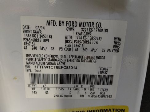 Used 2014 Ford F150 XLT w/ Equipment Group 302A Luxury RWD image 33