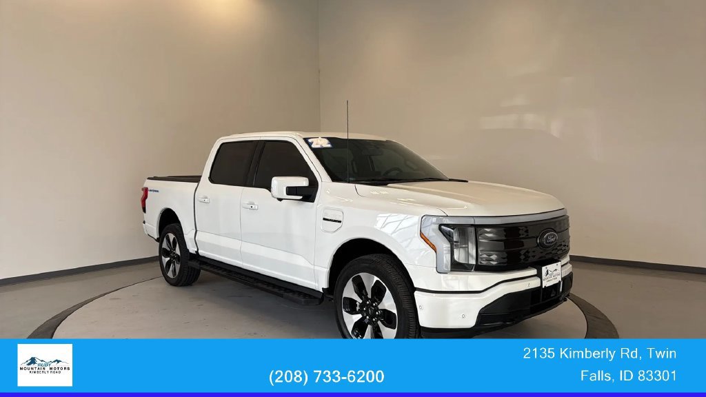 Used 2022 Ford F150 Lightning Platinum AWD/4WD image 1