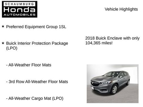 Used 2018 Buick Enclave Essence AWD/4WD image 8