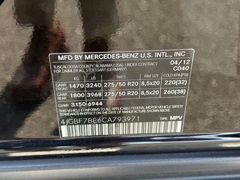 Used 2012 Mercedes-Benz GL 450 4MATIC image 12