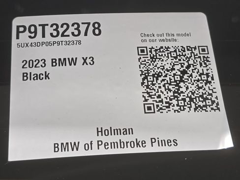 Certified 2023 BMW X3 sDrive30i w/ Convenience Package RWD image 29