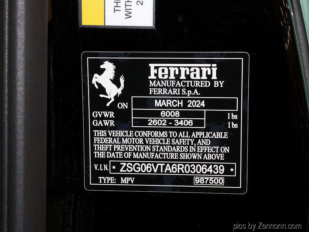 Certified 2024 Ferrari Purosangue AWD/4WD image 95