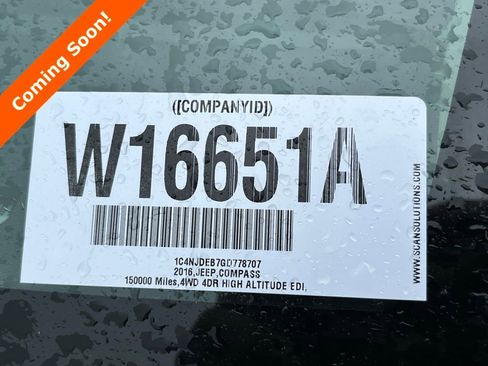 Used 2016 Jeep Compass Latitude AWD/4WD image 6