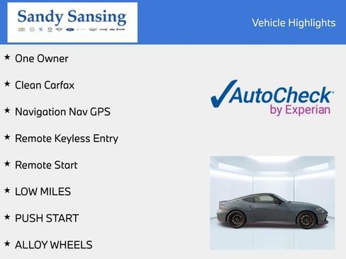 Used 2024 Nissan Z NISMO w/ Floor Mat Package RWD image 7