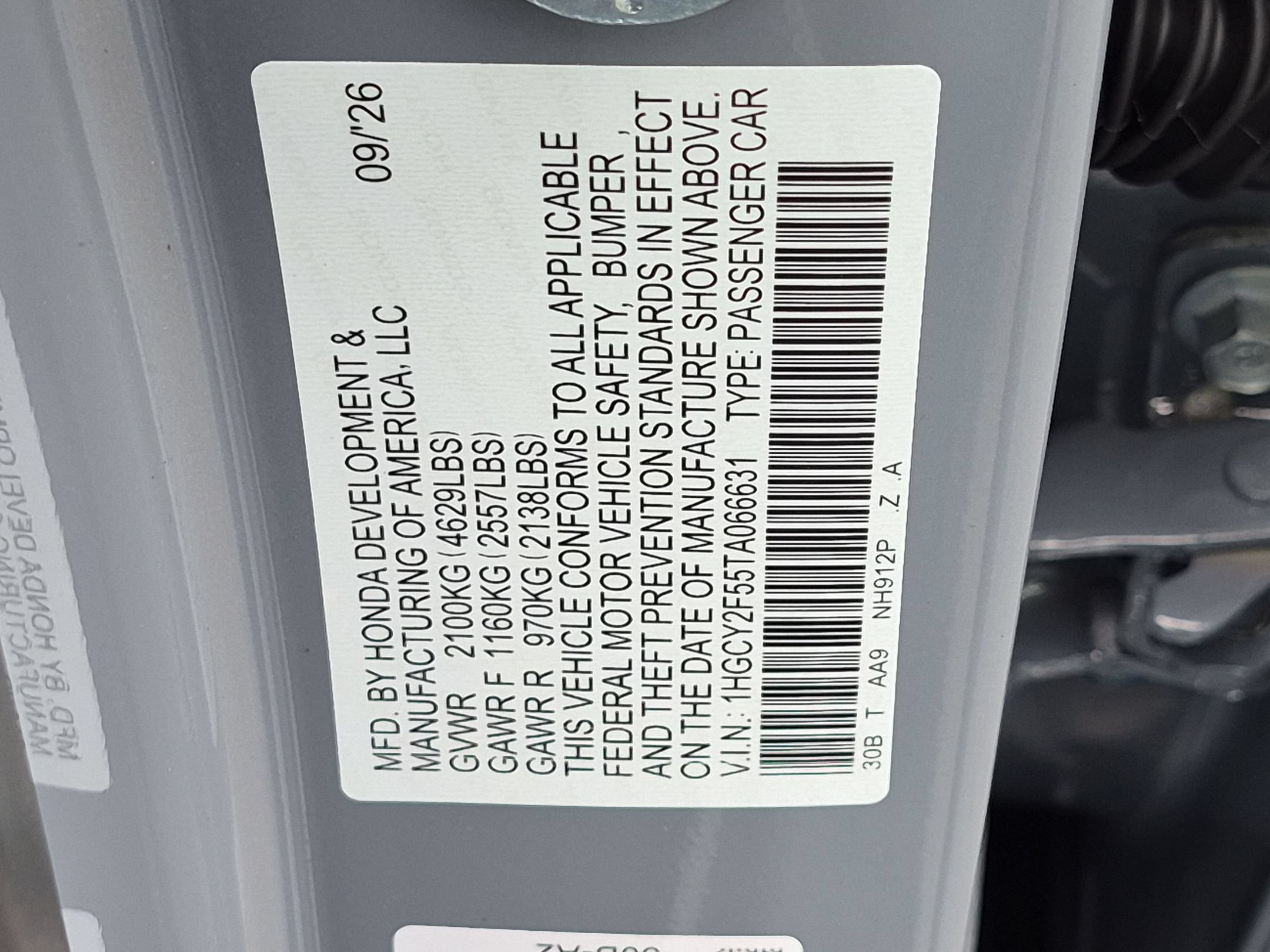 New 2026 Honda Accord Sport image 35