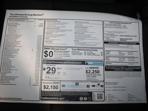 Used 2026 BMW X3 xDrive30 w/ Premium Package image 26