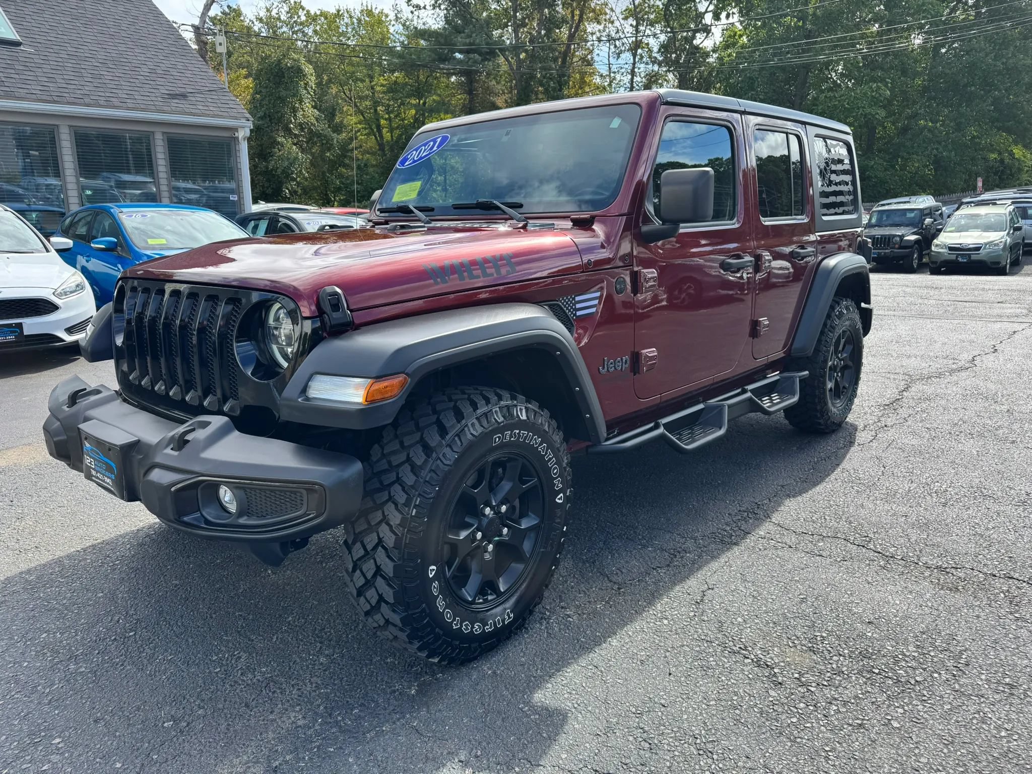 Used 2021 Jeep Wrangler Unlimited Sport AWD/4WD image 3