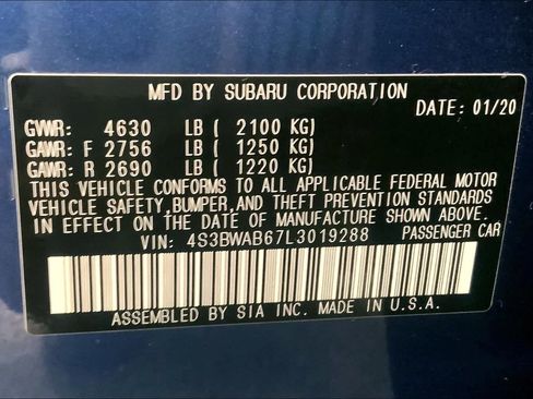 Used 2020 Subaru Legacy w/ Alloy Wheel Package image 36