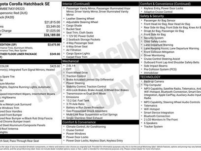 Used 2021 Toyota Corolla SE w/ Special Edition