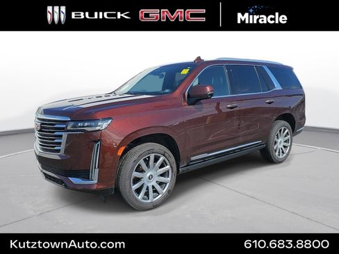 Certified 2022 Cadillac Escalade Premium Luxury Platinum w/ Heavy-Duty Trailer Package image 1