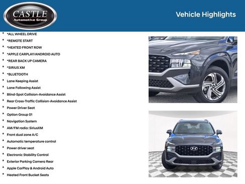 Certified 2023 Hyundai Santa Fe SEL w/ Cargo Package AWD/4WD image 3