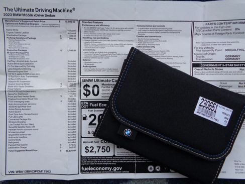 Used 2023 BMW M550i xDrive w/ Executive Package image 20