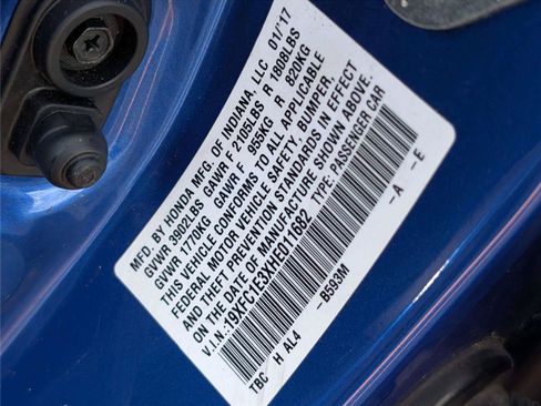 Used 2017 Honda Civic EX-T image 19