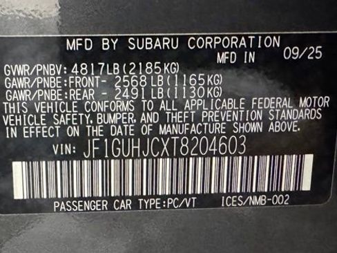 New 2026 Subaru Impreza RS image 40