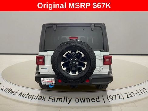 Used 2025 Jeep Wrangler Unlimited Rubicon 4xe w/ Safety Group AWD/4WD image 4