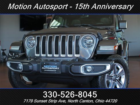 Used 2021 Jeep Wrangler Unlimited Sahara w/ Uconnect 4C Nav & Sound Group AWD/4WD image 62