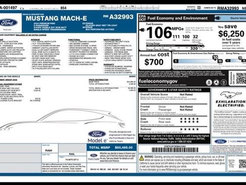 Used 2024 Ford Mustang Mach-E Premium RWD image 30