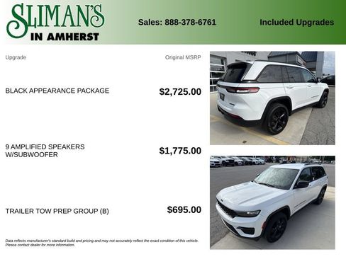 Used 2023 Jeep Grand Cherokee Limited w/ Black Appearance Package AWD/4WD image 11