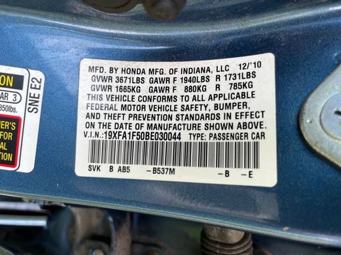 Used 2011 Honda Civic LX image 12