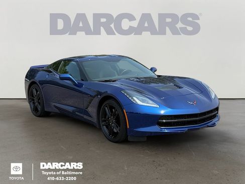 Used 2016 Chevrolet Corvette Stingray Coupe w/ Carbon Flash Badge Package RWD image 1