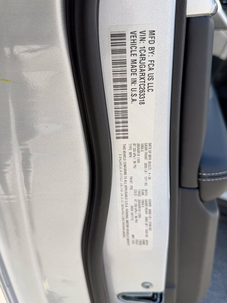 New 2026 Jeep Grand Cherokee Altitude RWD image 20