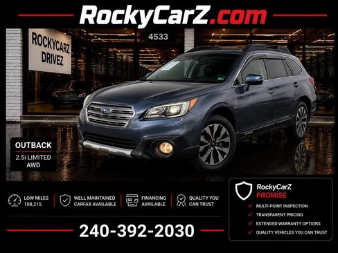 Used 2017 Subaru Outback 2.5i Limited AWD/4WD image 1