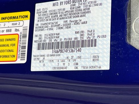 Used 2015 Ford Mustang GT Premium w/ 50 Years Appearance Package RWD image 30