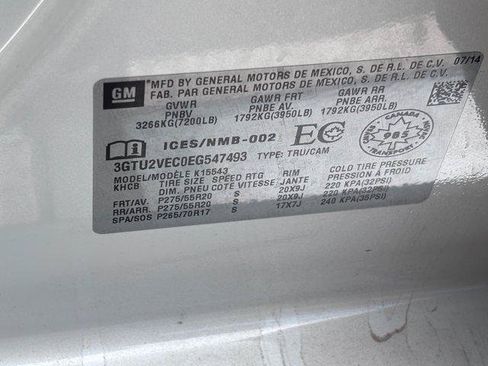 Used 2014 GMC Sierra 1500 SLT AWD/4WD image 12