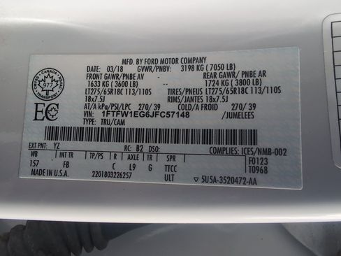 Used 2018 Ford F150 XLT w/ Equipment Group 302A Luxury AWD/4WD image 24
