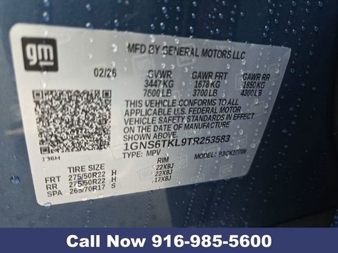 New 2026 Chevrolet Tahoe High Country w/ Sun And Tow Package image 39