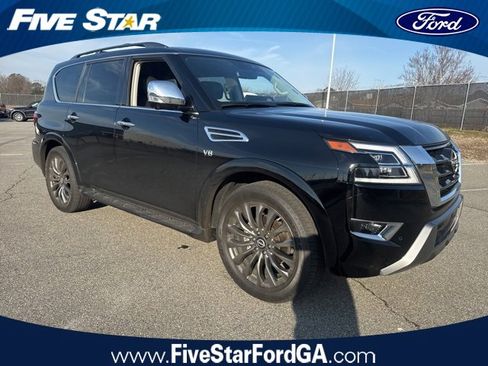 Used 2022 Nissan Armada Platinum w/ Captain's Chairs Package image 1