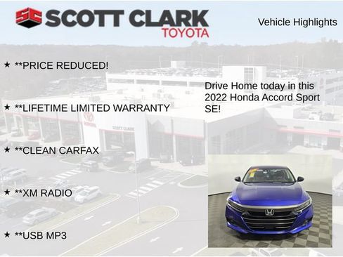 Used 2022 Honda Accord Sport Special Edition image 7
