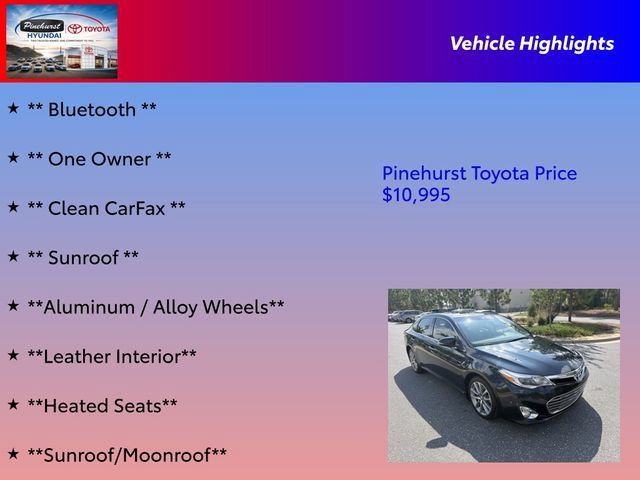 Used 2015 Toyota Avalon XLE Touring FWD image 16