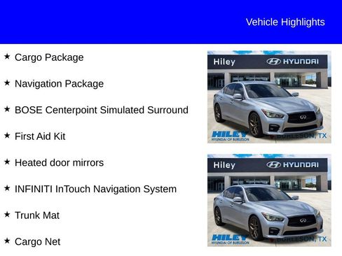 Used 2015 INFINITI Q50 Premium w/ Navigation Package RWD image 11