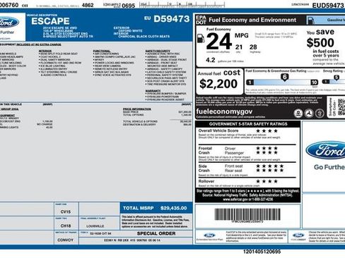 Used 2014 Ford Escape SE AWD/4WD image 16