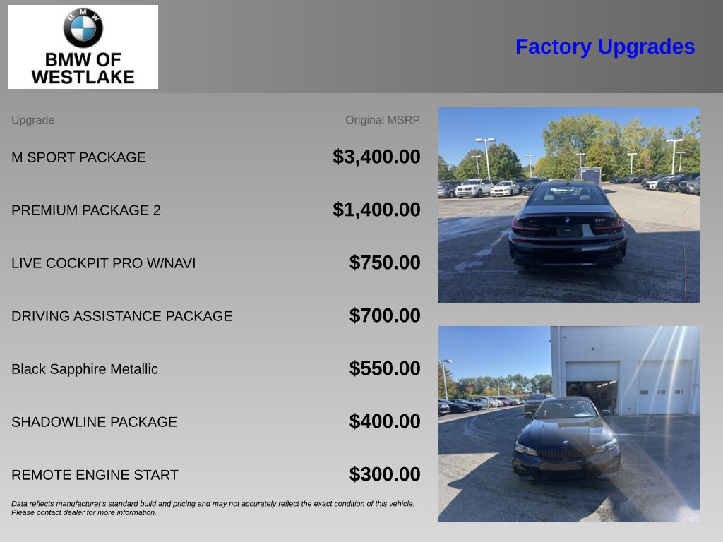 Used 2022 BMW 330i xDrive Sedan w/ M Sport Package AWD/4WD image 4