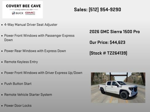 New 2026 GMC Sierra 1500 Pro w/ Graphite Edition AWD/4WD image 36