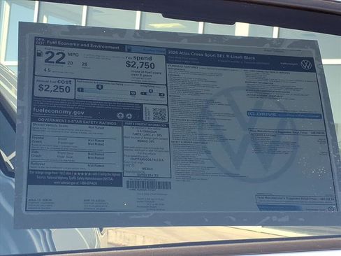 New 2026 Volkswagen Atlas Cross Sport SEL R-Line AWD/4WD image 6