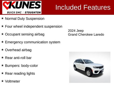Used 2024 Jeep Grand Cherokee Laredo AWD/4WD image 3
