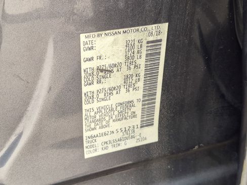 Used 2018 Nissan Titan SV w/ SV Convenience Package RWD image 26