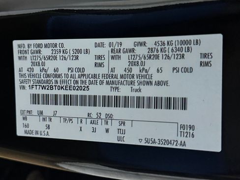 Used 2019 Ford F250 Lariat w/ Lariat Value Package image 77