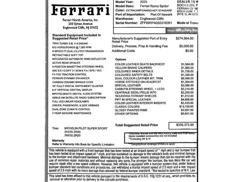 Used 2025 Ferrari Roma Spider image 85