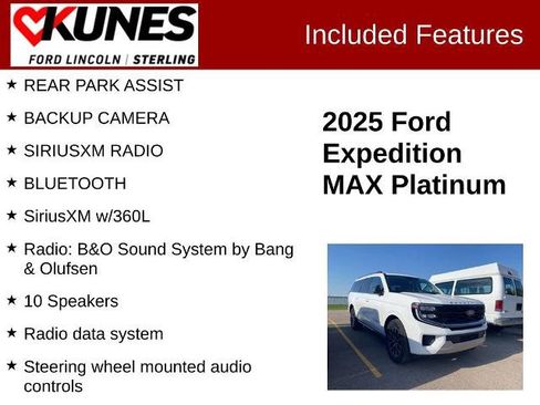Certified 2025 Ford Expedition Max Platinum AWD/4WD image 3
