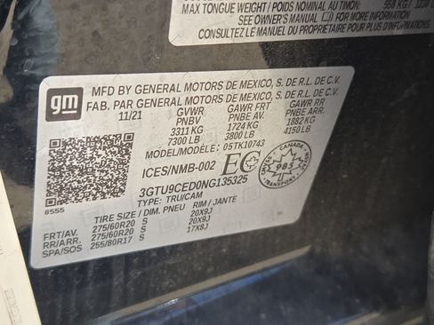 Used 2022 GMC Sierra 1500 Elevation w/ Max Trailering Package AWD/4WD image 35