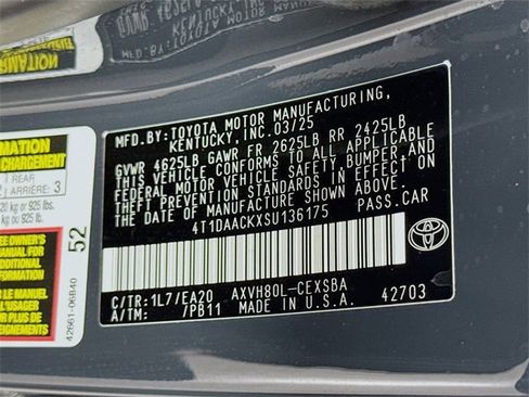 Certified 2025 Toyota Camry SE image 30