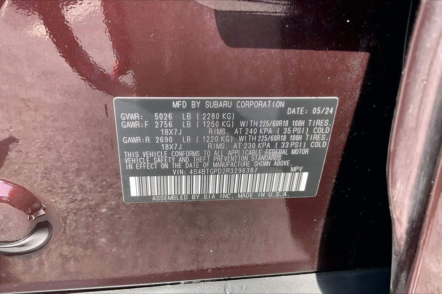 Used 2024 Subaru Outback Touring XT AWD/4WD image 58
