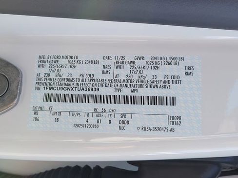 New 2026 Ford Escape Active w/ Active Premium Tech Pack image 12